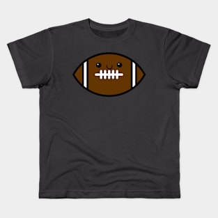 Cutey Face Football Kids T-Shirt